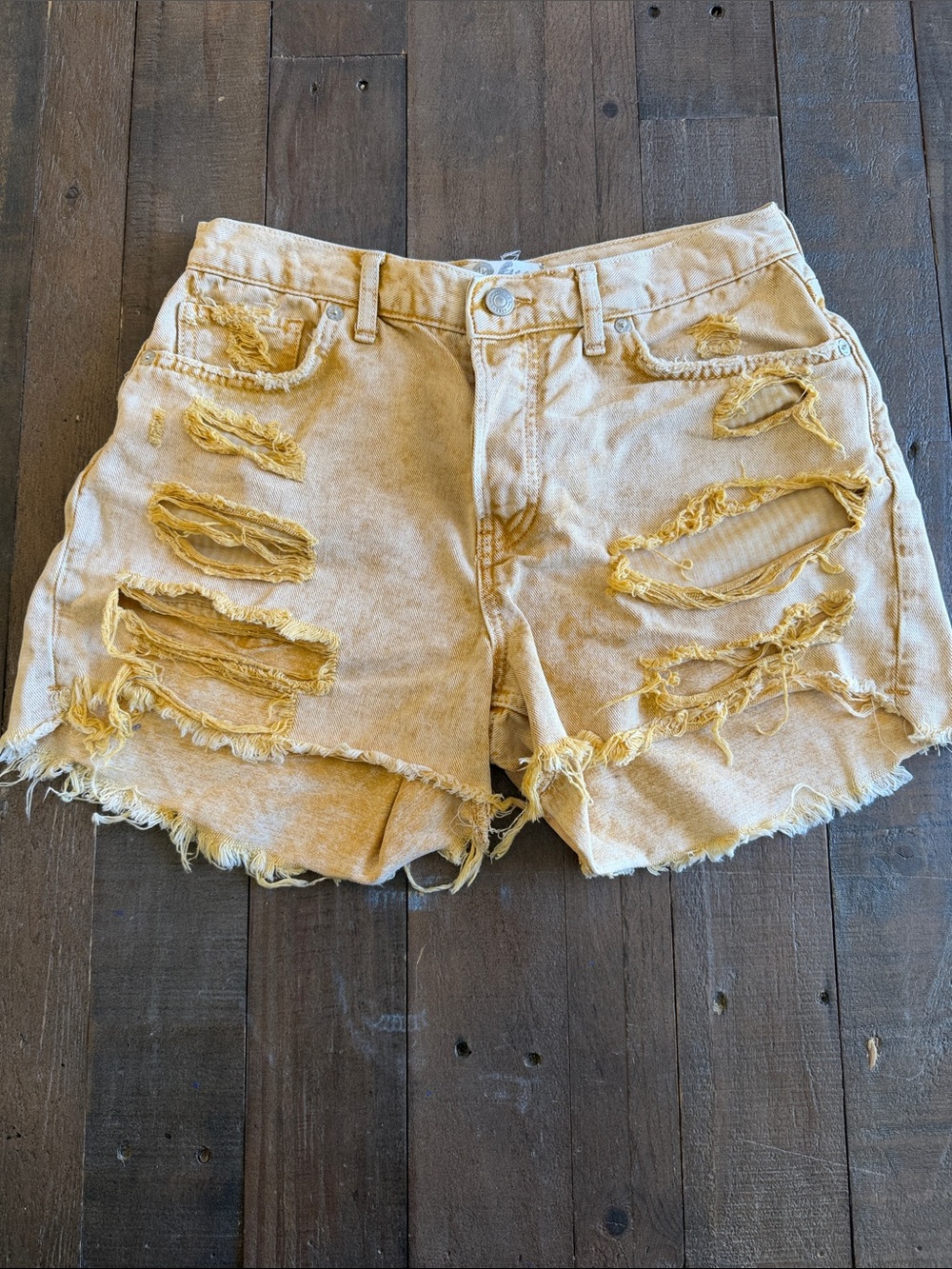 We The Free Distressed Denim Women’s Shorts Size 26